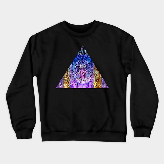 Mayan_Pyramid Crewneck Sweatshirt by theartofron